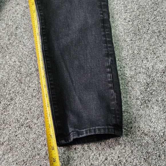 Aeropostale Jeans Mens 36x30 Black Slim Straight Faded Stretch Denim Excellent - Picture 15 of 16